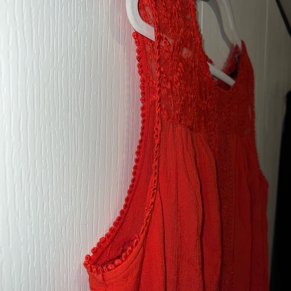 Zac & Rachel Embroidered Sleevless Flare ALine Dress - Picture 4 of 11